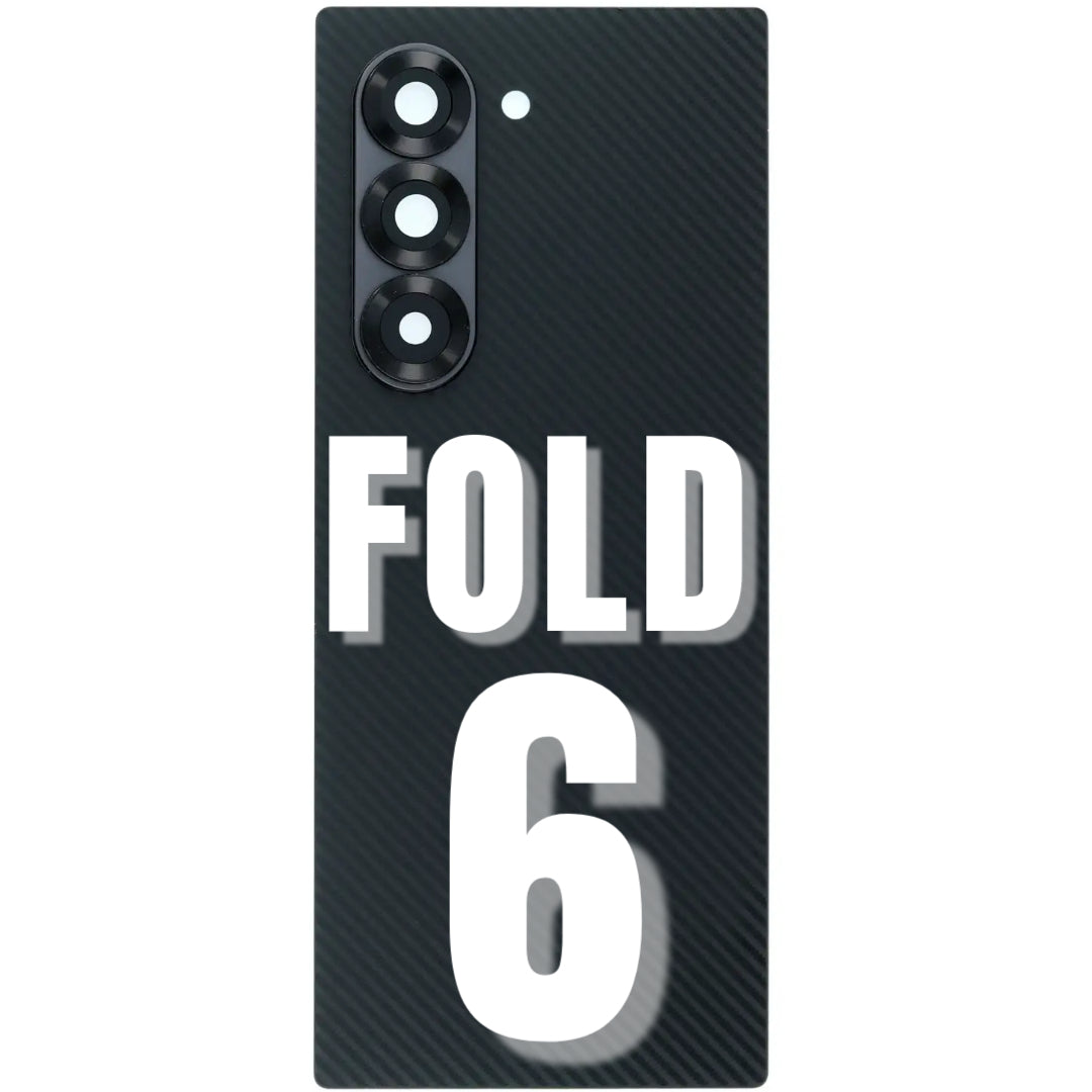 For Samsung Z Fold 6 5G Back Glass Cover Replacement With Camera Lens (All Colors)
