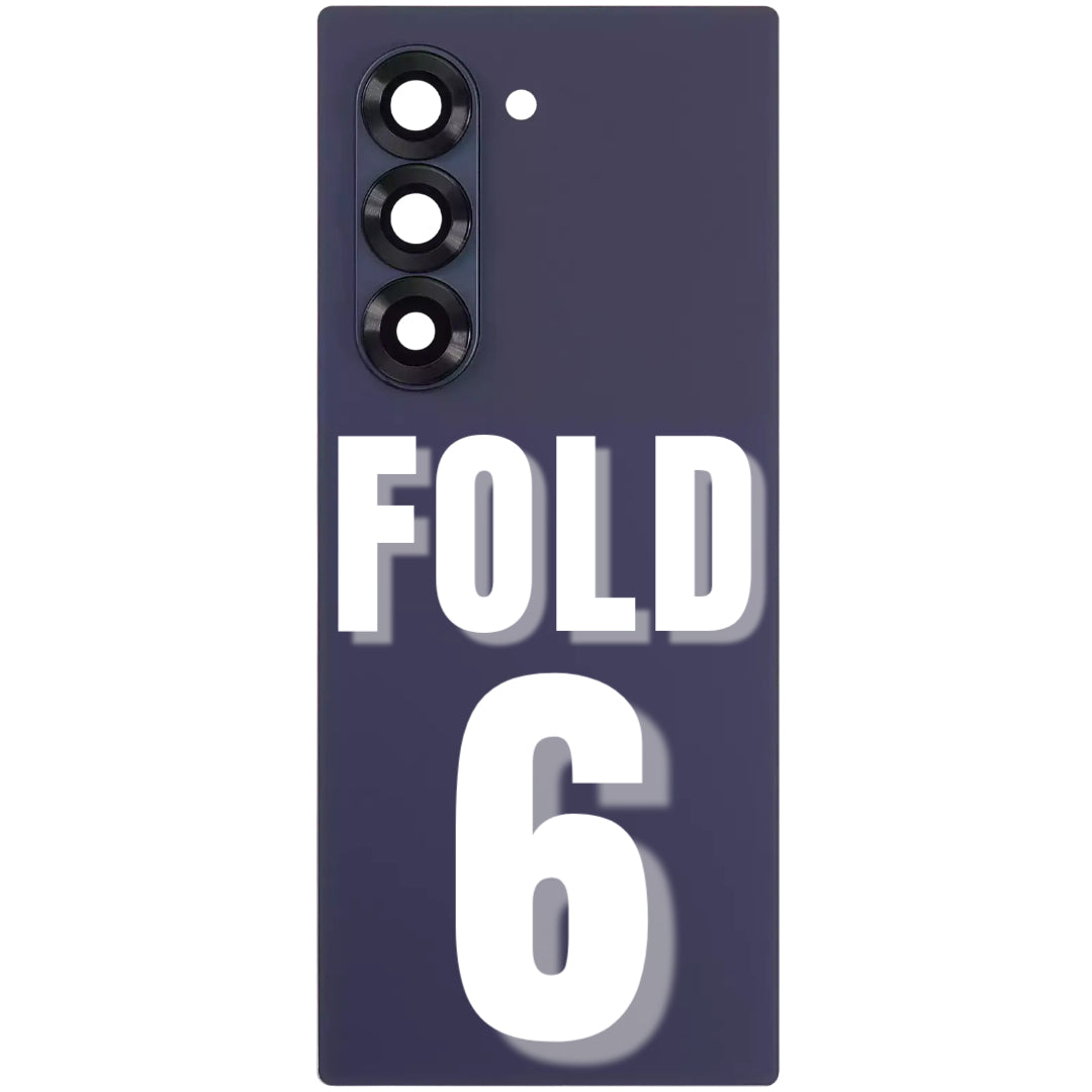 For Samsung Z Fold 6 5G Back Glass Cover Replacement With Camera Lens (All Colors)