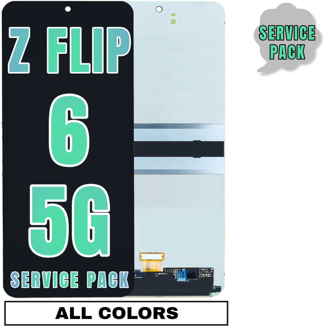 For Samsung Galaxy Z Flip 6 5G OLED Screen Replacement Without Frame (Service Pack) (All Colors)