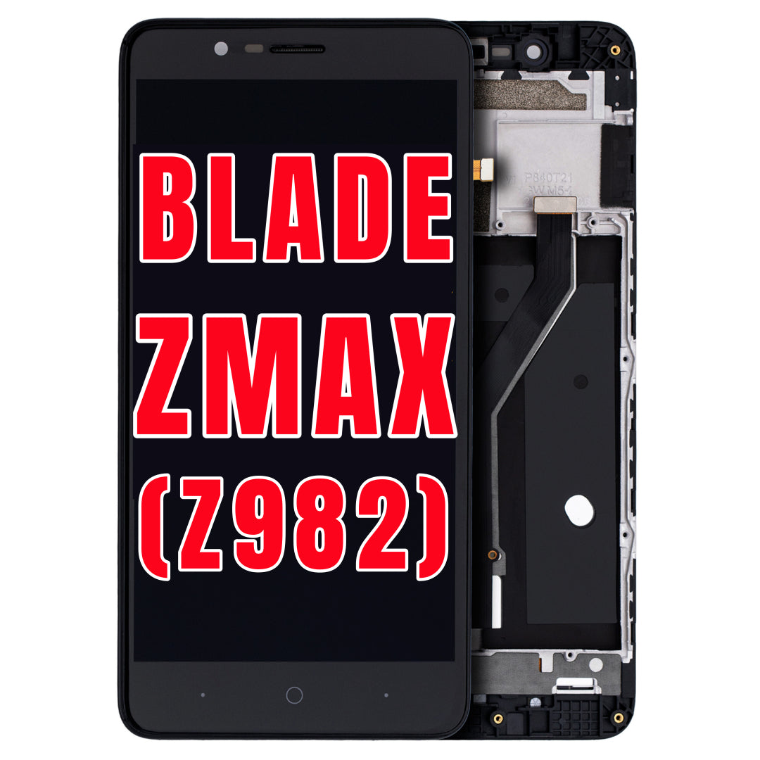 For ZTE Blade Z Z982 LCD Replacement With Frame (All Colors)