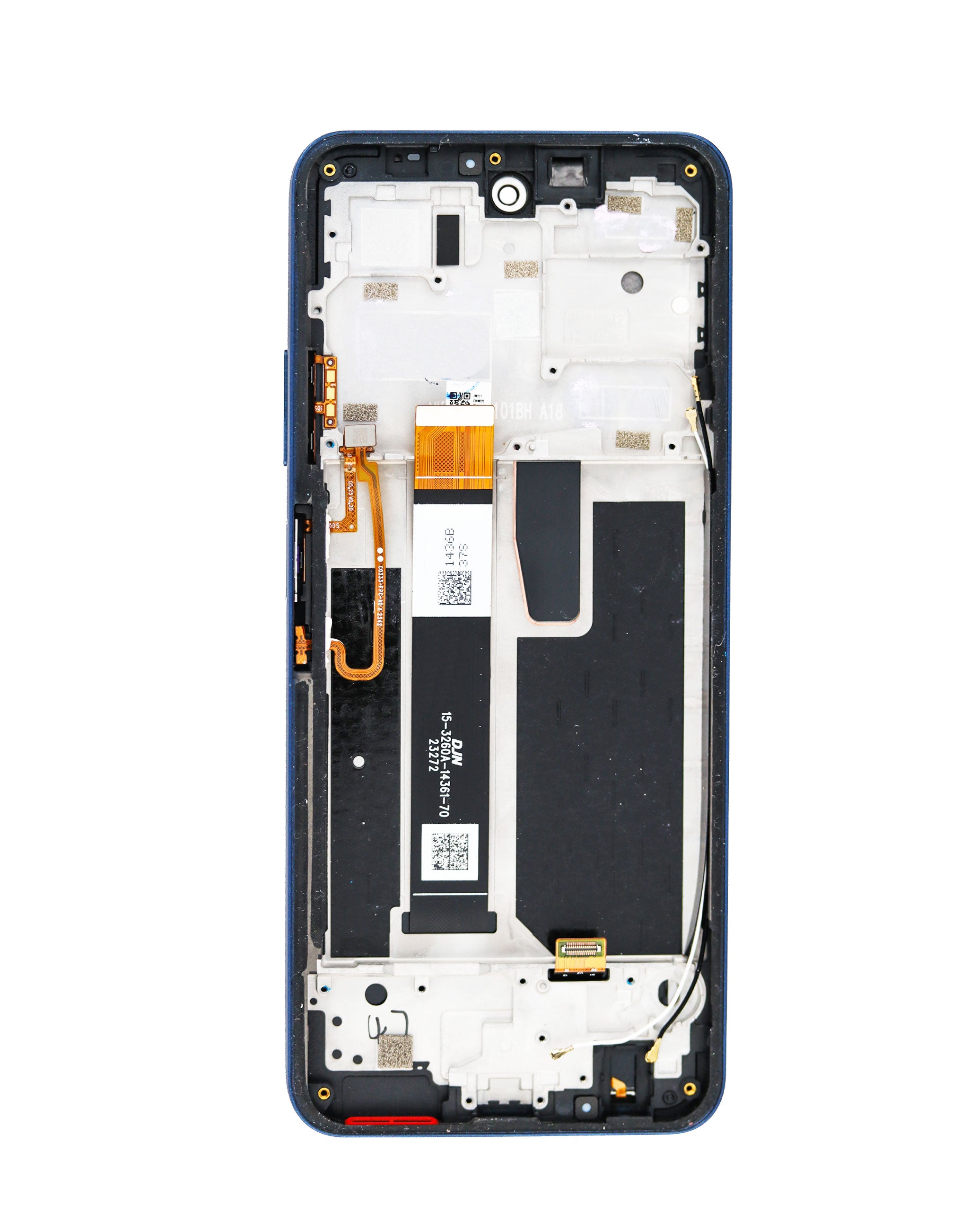 For Boost Mobile Celero 3 5G Plus (2024) LCD Screen Replacement With Frame (Premium) (Twilight Blue)