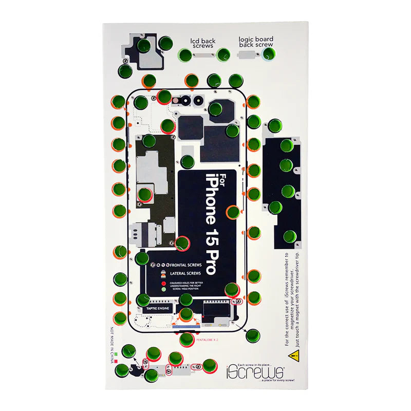 For iPhone 15 Pro iScrews Position Mat (Dottorpod)