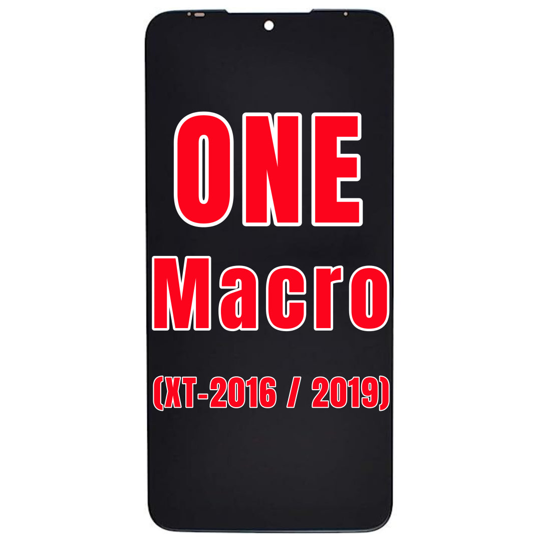 For Moto One Macro (XT-2016 / 2019) LCD Screen Replacement Without Frame (All Colors)