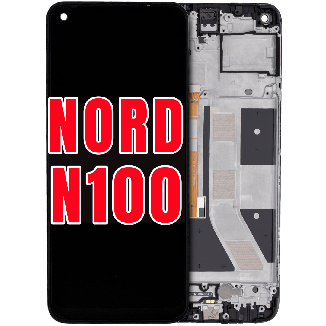 For OnePlus Nord N100 LCD Screen Replacement With Frame (All Colors)