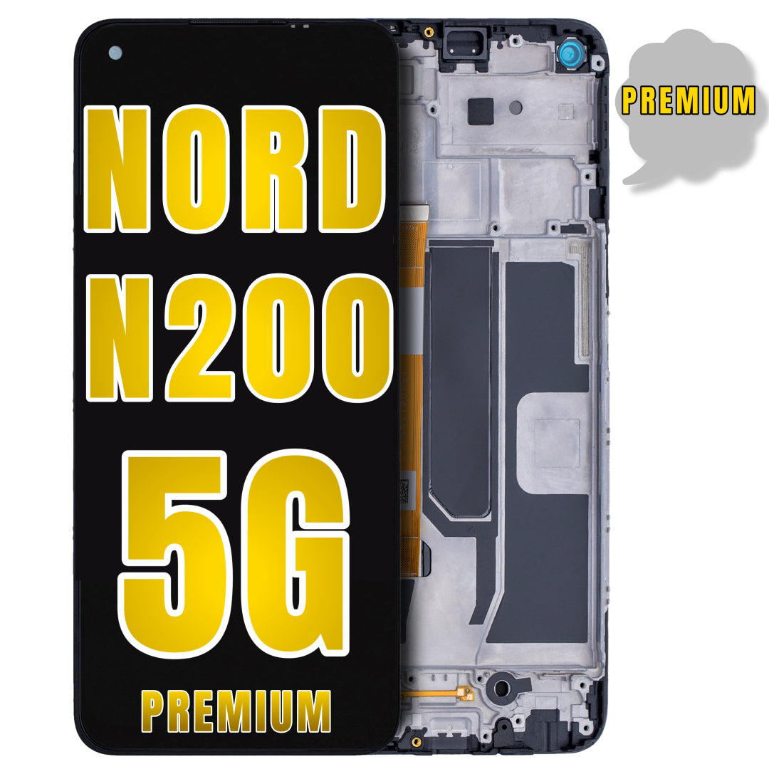 For OnePlus Nord N200 5G LCD Replacement With Frame (Premium) (All Colors)