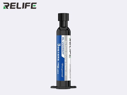 RELIFE RL-UVH902T 3 Seconds Quick Drying Oil for Mobile Phone Motherboard BGA PCB Flying Line UV Repair Quick Curing Oil Tool
