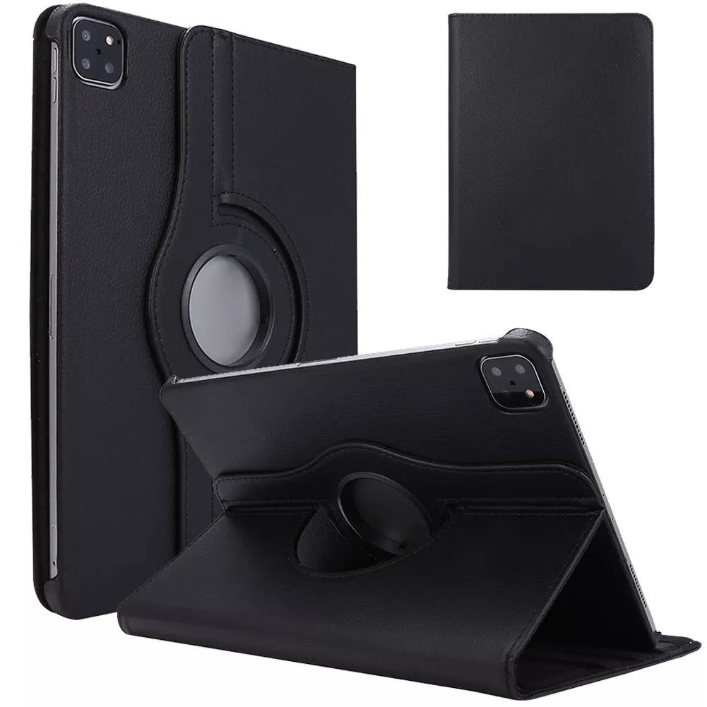For iPad 360 Rotating Leather Smart Stand Case Cover (All Model)