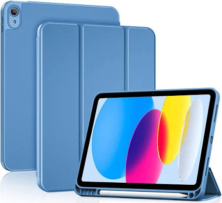 For iPad Pro 13” 7th Gen Slime Trifold Stand Protective Case Cover With Pencil Holder (All Colors)